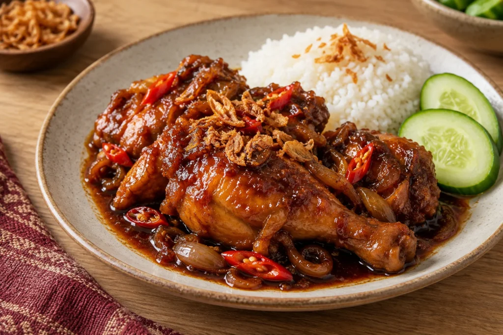Ayam Kecap Rumahan — foto ilustrasi AI