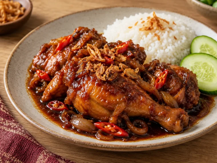 Ayam Kecap Rumahan — foto ilustrasi AI
